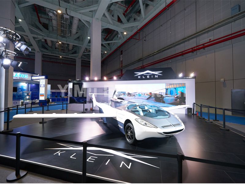 會飛的汽車-第二屆進(jìn)博會展臺設(shè)計(jì)搭建案例