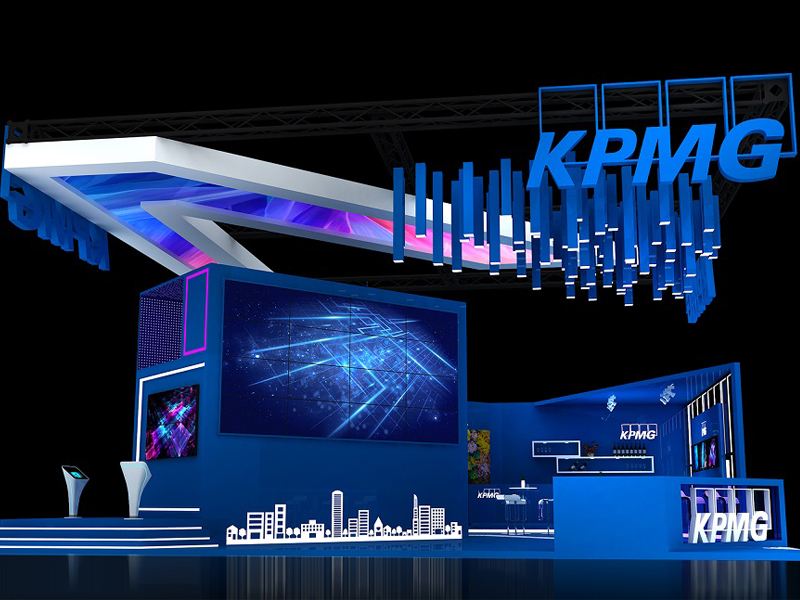 KPMG-第三屆進(jìn)博會展臺設(shè)計(jì)案例