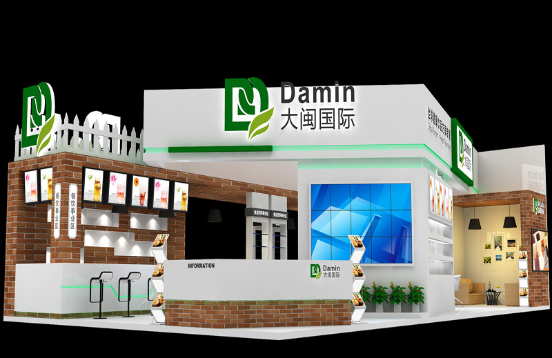 中食展展臺設計