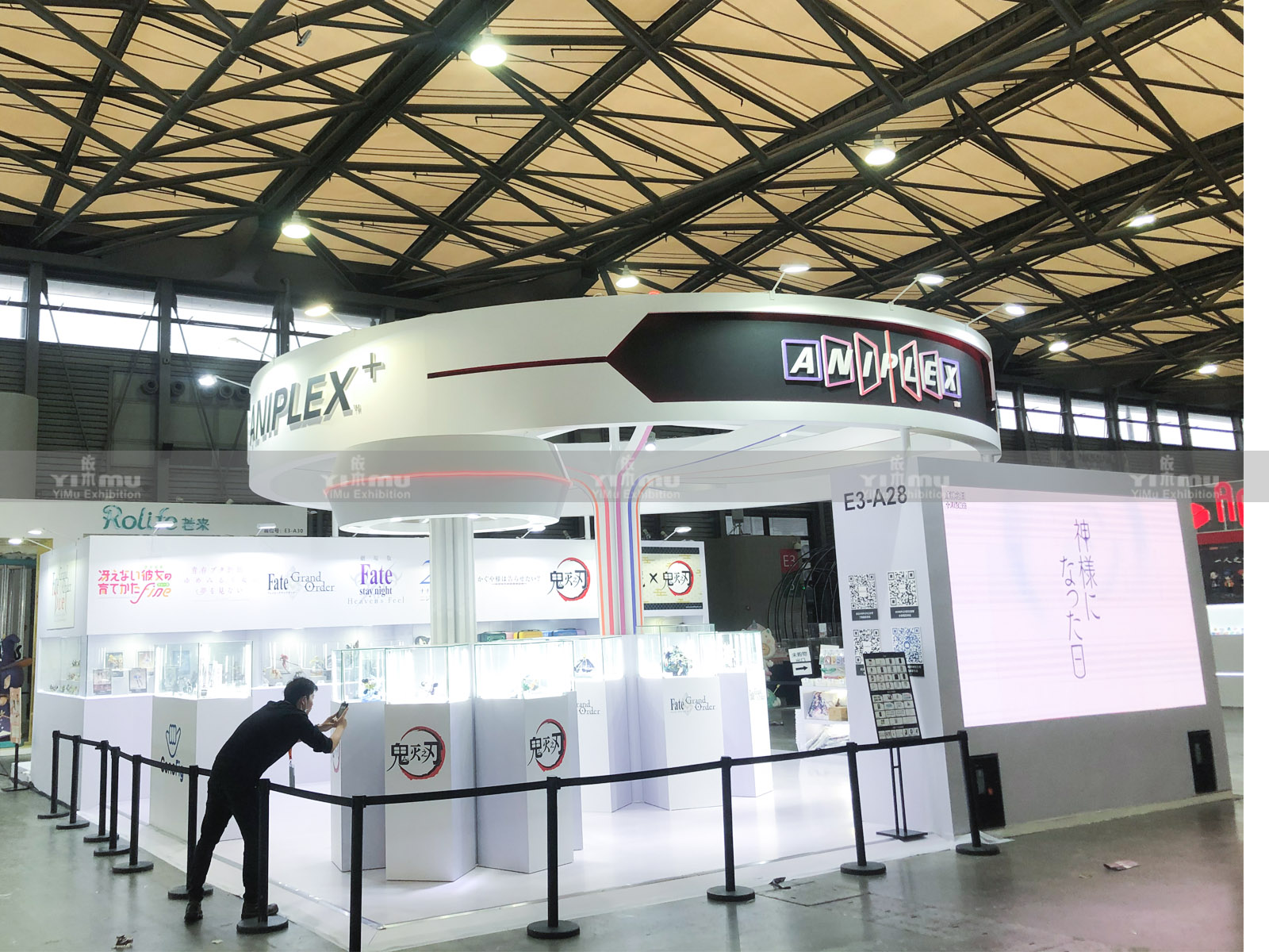 ANIPLEX-WF2020上海展臺(tái)設(shè)計(jì)搭建案例