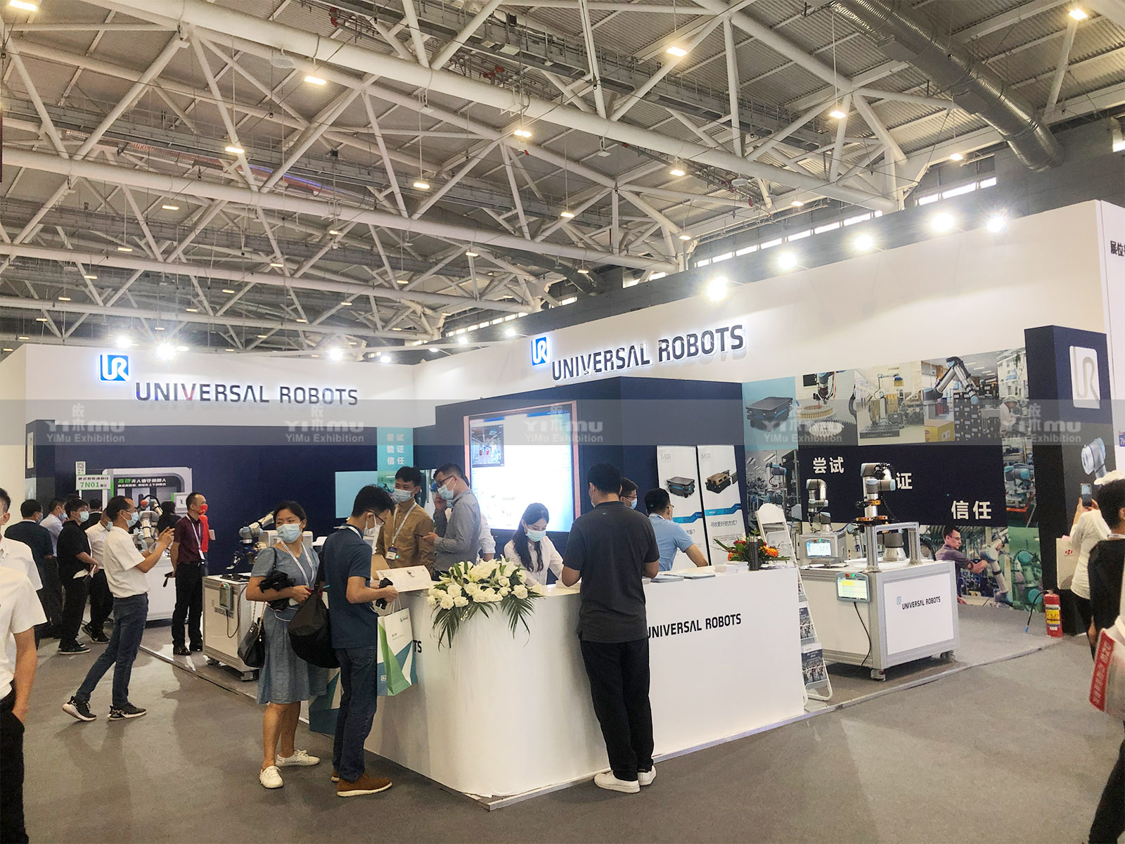 優(yōu)傲機器人-2021AMTech深圳展臺設計搭建案例