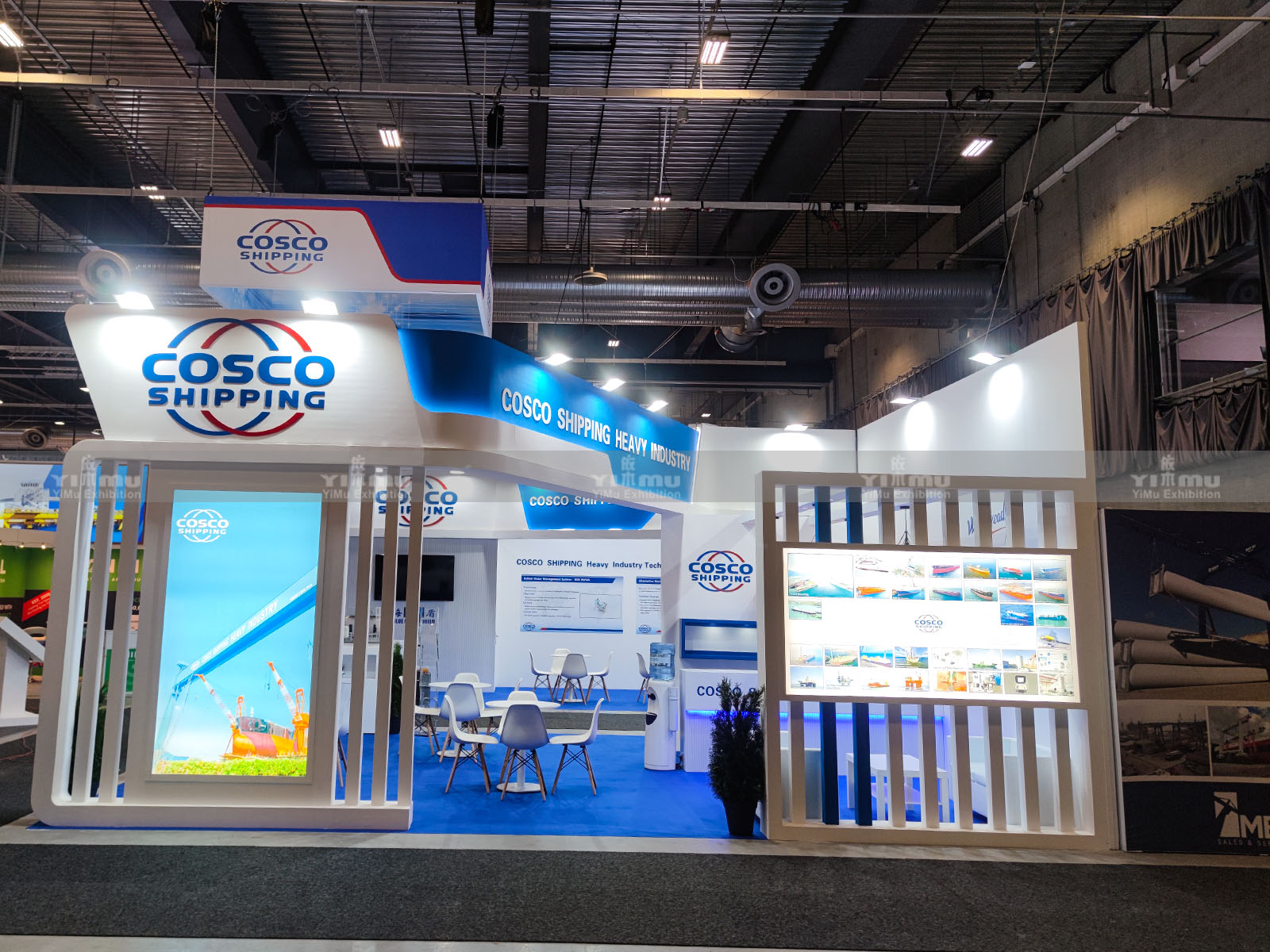 COSCO-2023挪威海事展展臺搭建案例