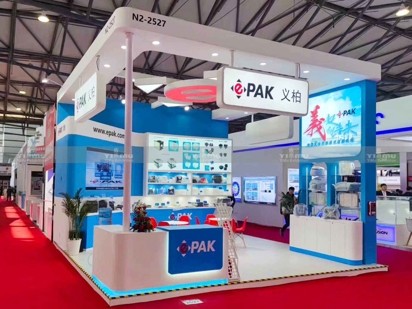 義柏科技-2024上海SEMICON展臺(tái)設(shè)計(jì)搭建案例