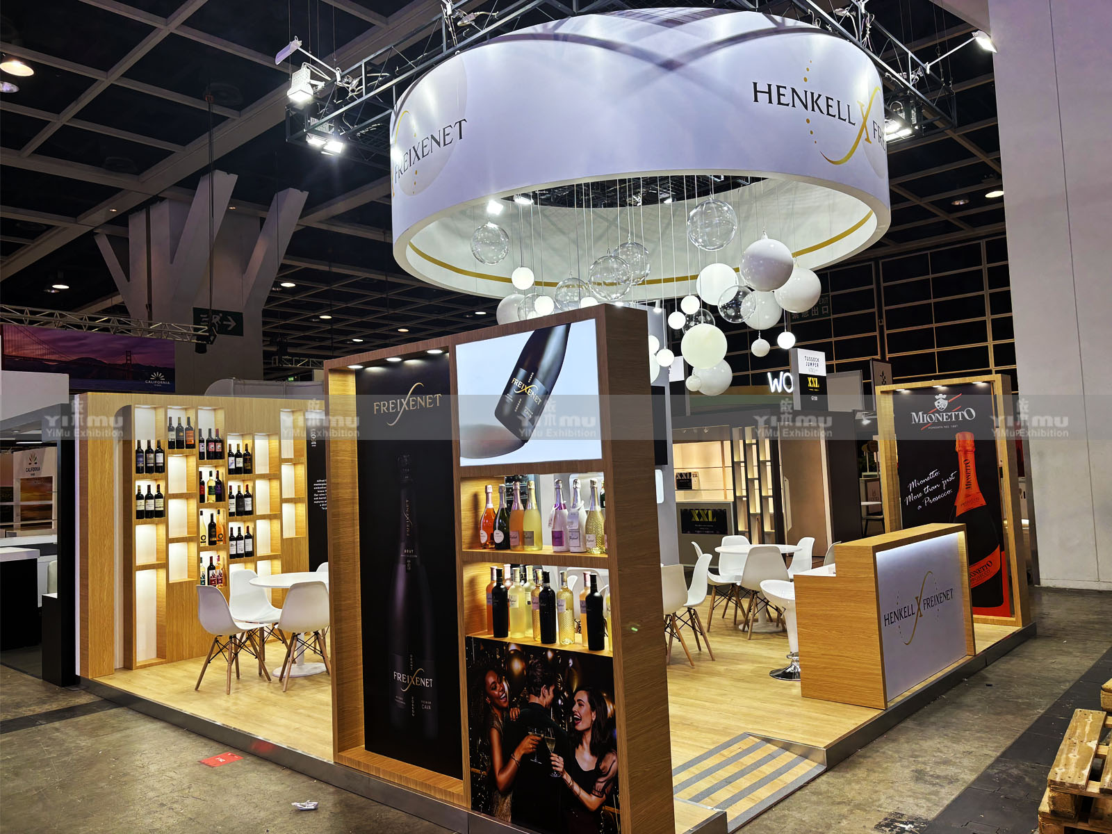 HENKELL-2024香港VINEXPO展臺(tái)設(shè)計(jì)搭建案例