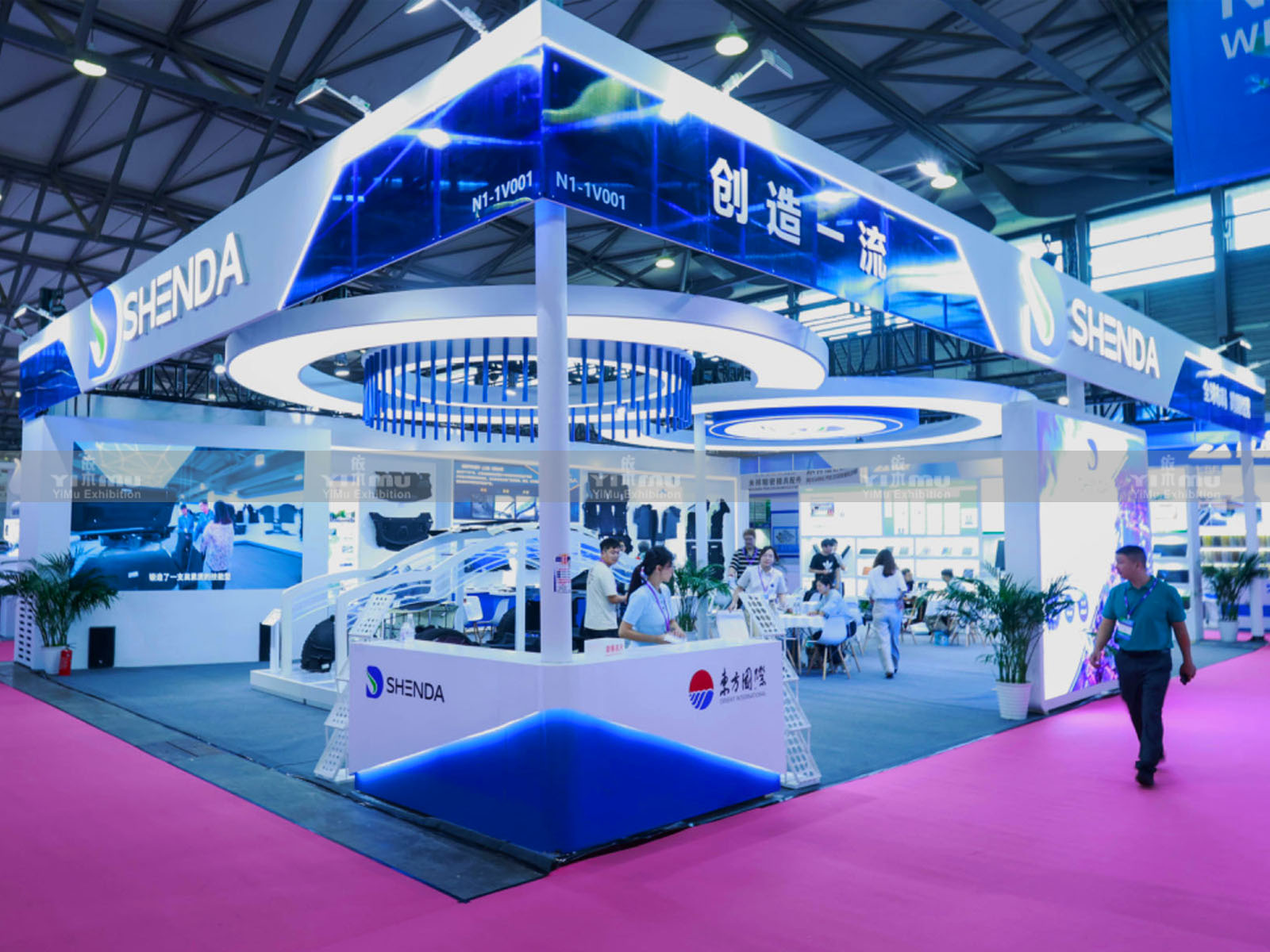 申達(dá)股份-2024上海汽車創(chuàng)新技術(shù)周展臺(tái)設(shè)計(jì)搭建案例